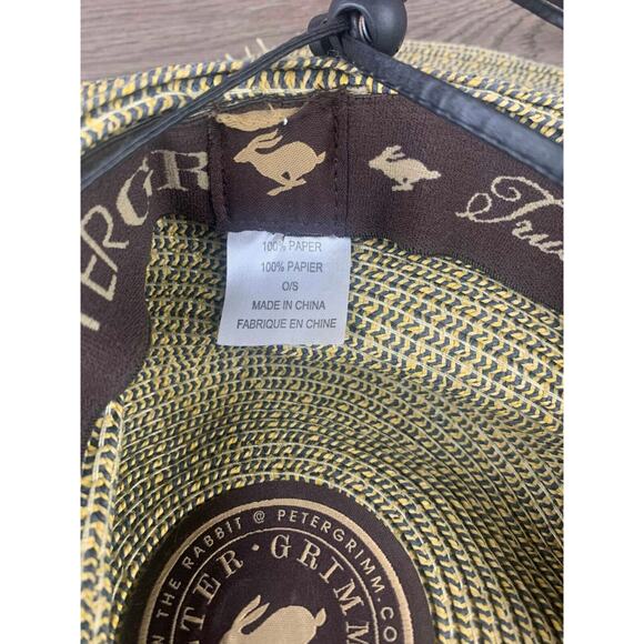 Peter Grimm Islander Beach Hat True Character Follow The Rabbit Floppy Brim Hat - Picture 10 of 10